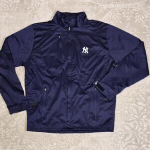 New York Yankees full-zip lightweight windbreaker jacket -Antigua Brand Mens Med